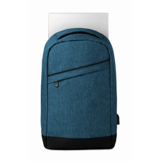 Mochila antirrobo personalizable poliéster 600D compartimento para portátil de 13